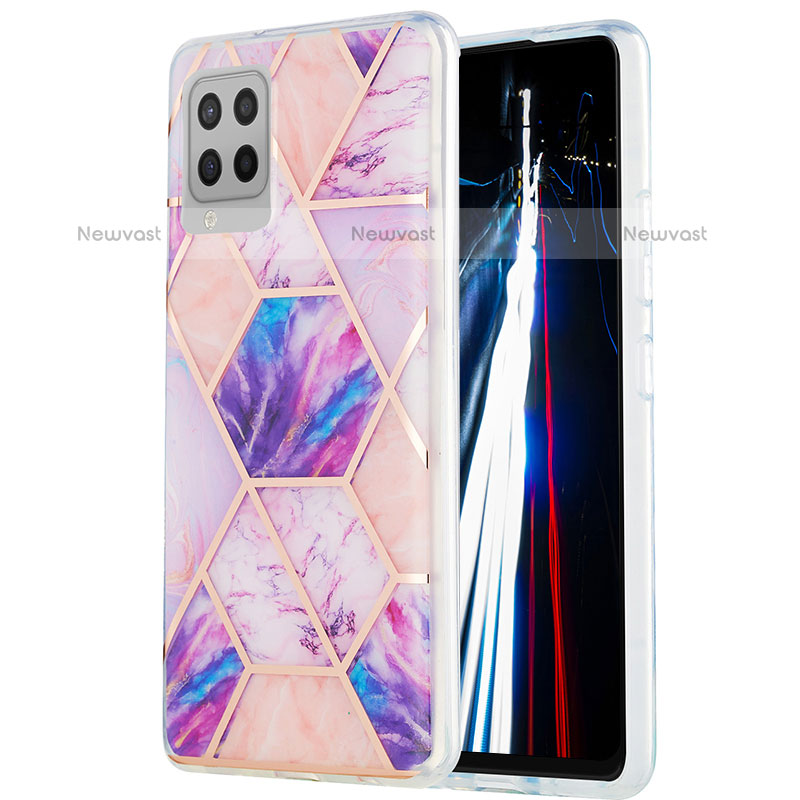 Silicone Candy Rubber Gel Fashionable Pattern Soft Case Cover Y01B for Samsung Galaxy A42 5G