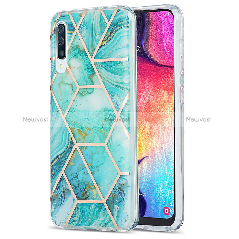 Silicone Candy Rubber Gel Fashionable Pattern Soft Case Cover Y01B for Samsung Galaxy A50