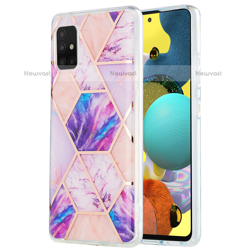 Silicone Candy Rubber Gel Fashionable Pattern Soft Case Cover Y01B for Samsung Galaxy A51 4G