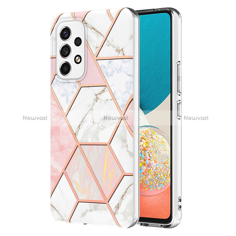 Silicone Candy Rubber Gel Fashionable Pattern Soft Case Cover Y01B for Samsung Galaxy A53 5G