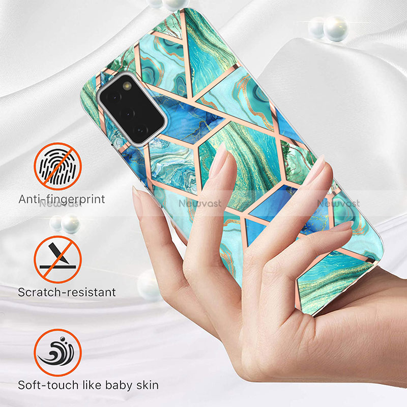 Silicone Candy Rubber Gel Fashionable Pattern Soft Case Cover Y01B for Samsung Galaxy F02S SM-E025F