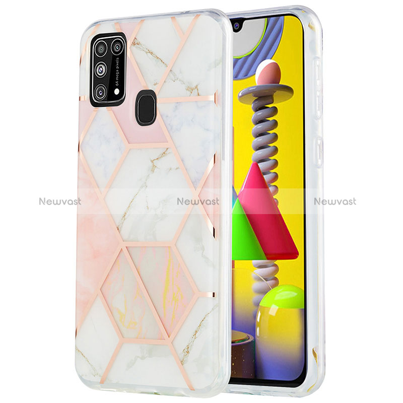 Silicone Candy Rubber Gel Fashionable Pattern Soft Case Cover Y01B for Samsung Galaxy M21s