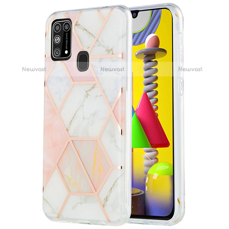 Silicone Candy Rubber Gel Fashionable Pattern Soft Case Cover Y01B for Samsung Galaxy M31