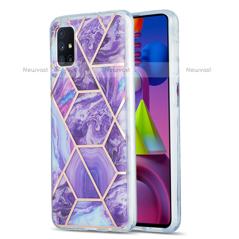 Silicone Candy Rubber Gel Fashionable Pattern Soft Case Cover Y01B for Samsung Galaxy M51