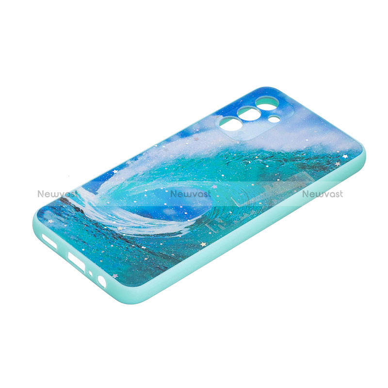 Silicone Candy Rubber Gel Fashionable Pattern Soft Case Cover Y01X for Samsung Galaxy A04s Green