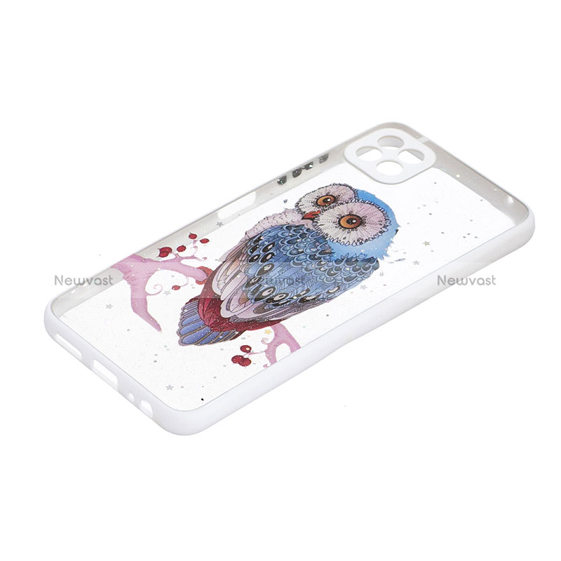 Silicone Candy Rubber Gel Fashionable Pattern Soft Case Cover Y01X for Samsung Galaxy A22 5G