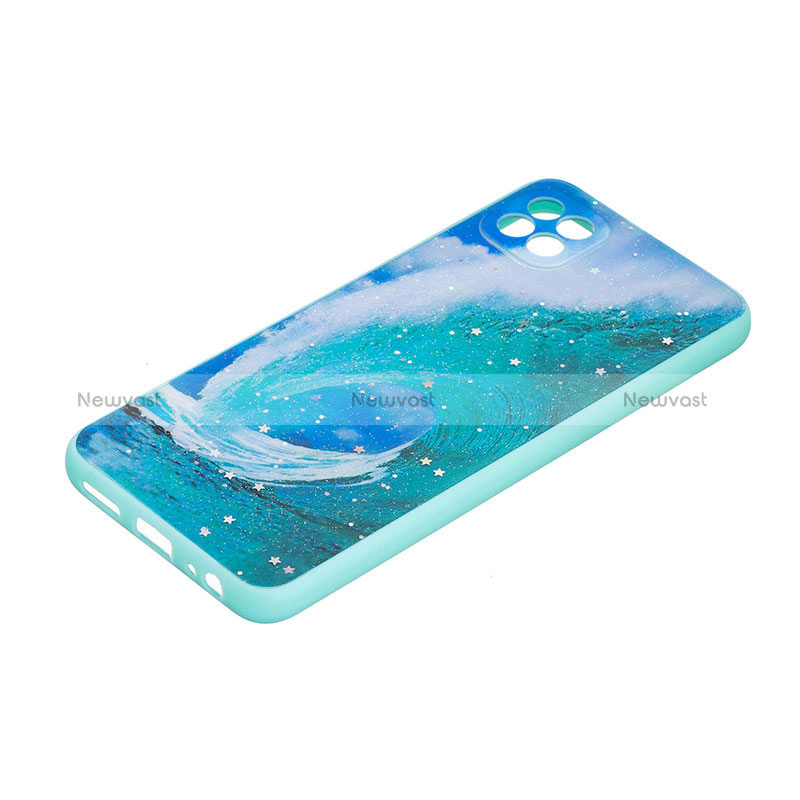 Silicone Candy Rubber Gel Fashionable Pattern Soft Case Cover Y01X for Samsung Galaxy A22 5G