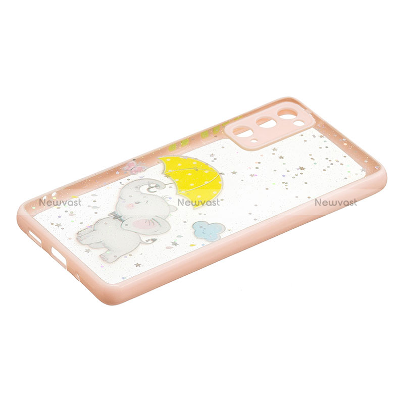 Silicone Candy Rubber Gel Fashionable Pattern Soft Case Cover Y01X for Samsung Galaxy S20 FE 4G