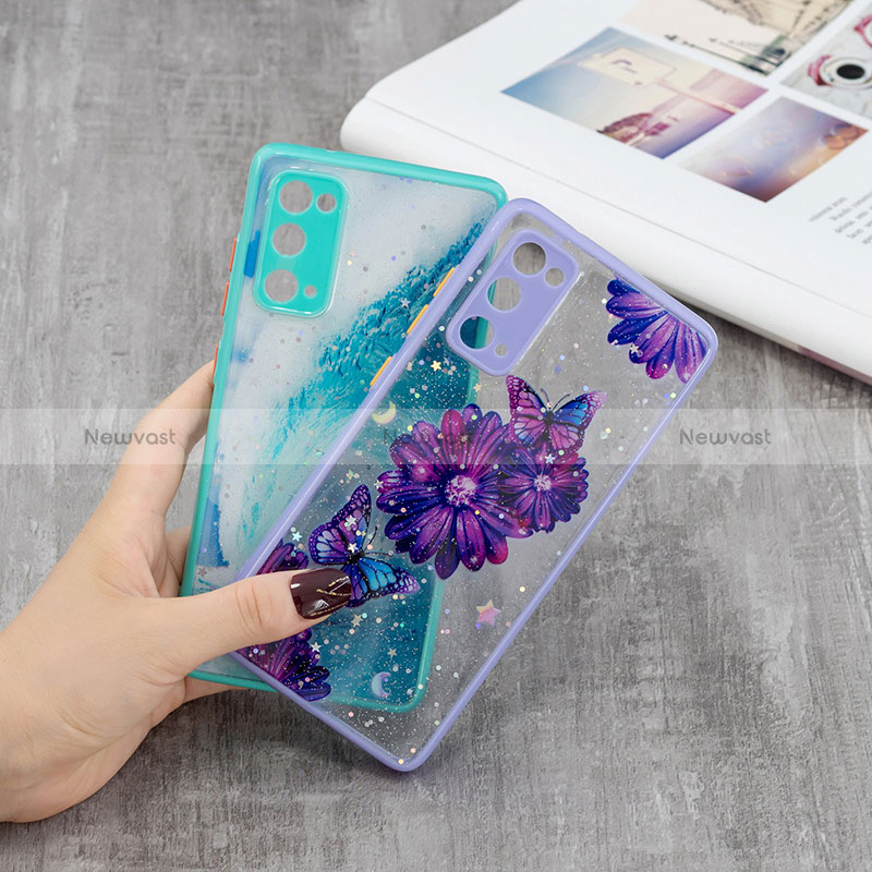 Silicone Candy Rubber Gel Fashionable Pattern Soft Case Cover Y01X for Samsung Galaxy S20 FE 4G