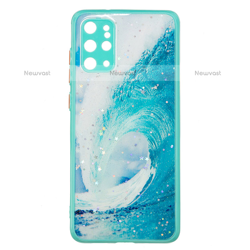 Silicone Candy Rubber Gel Fashionable Pattern Soft Case Cover Y01X for Samsung Galaxy S20 Plus Green