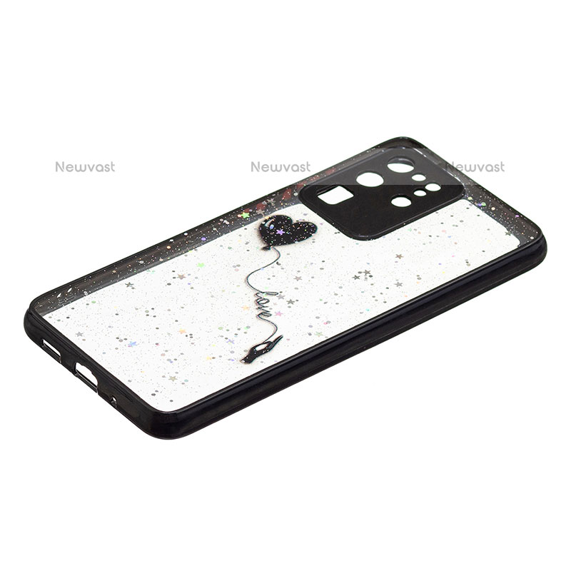 Silicone Candy Rubber Gel Fashionable Pattern Soft Case Cover Y01X for Samsung Galaxy S20 Ultra Black