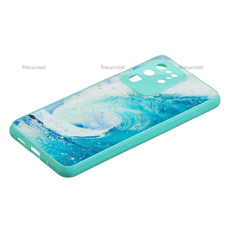 Silicone Candy Rubber Gel Fashionable Pattern Soft Case Cover Y01X for Samsung Galaxy S20 Ultra Green