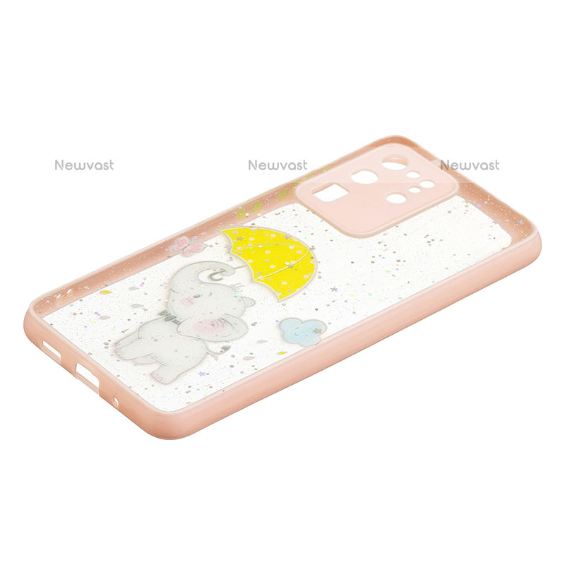 Silicone Candy Rubber Gel Fashionable Pattern Soft Case Cover Y01X for Samsung Galaxy S20 Ultra Yellow