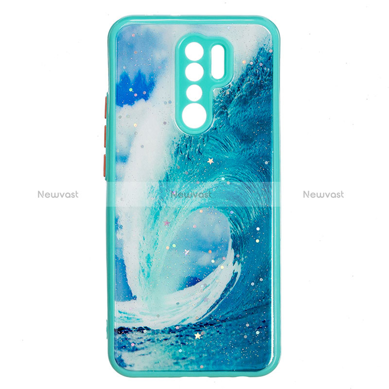 Silicone Candy Rubber Gel Fashionable Pattern Soft Case Cover Y01X for Xiaomi Redmi 9 Prime India