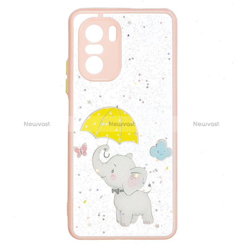 Silicone Candy Rubber Gel Fashionable Pattern Soft Case Cover Y01X for Xiaomi Redmi K40 5G