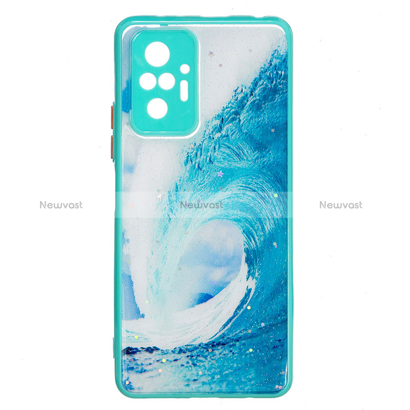 Silicone Candy Rubber Gel Fashionable Pattern Soft Case Cover Y01X for Xiaomi Redmi Note 10 Pro Max Green