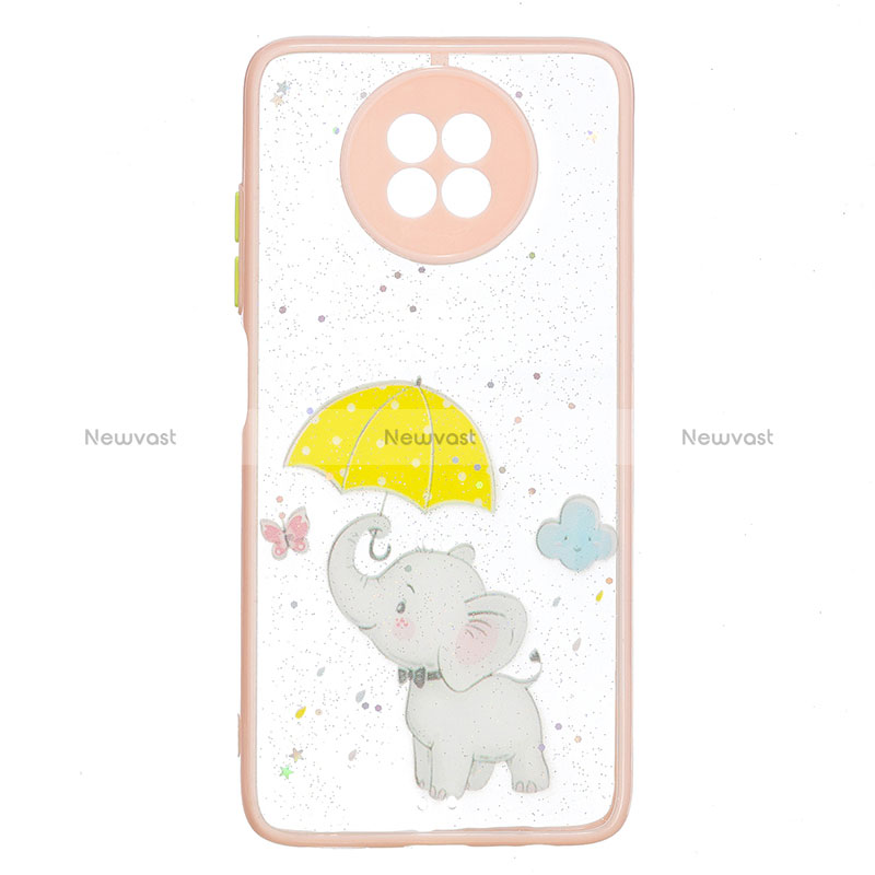 Silicone Candy Rubber Gel Fashionable Pattern Soft Case Cover Y01X for Xiaomi Redmi Note 9 5G