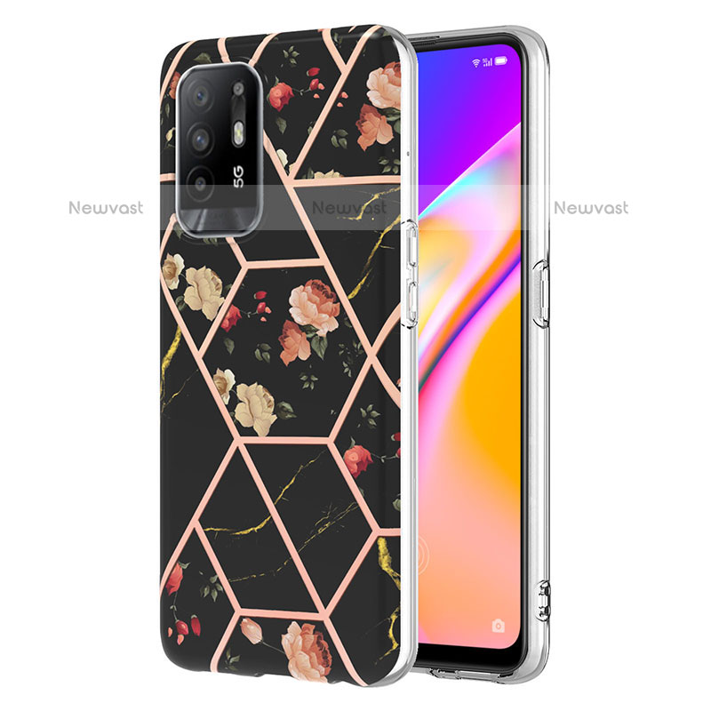 Silicone Candy Rubber Gel Fashionable Pattern Soft Case Cover Y02B for Oppo A94 5G