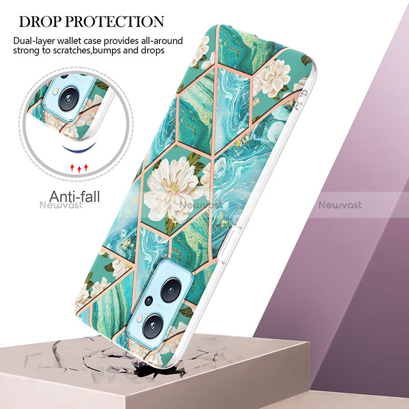 Silicone Candy Rubber Gel Fashionable Pattern Soft Case Cover Y02B for Oppo A96 4G