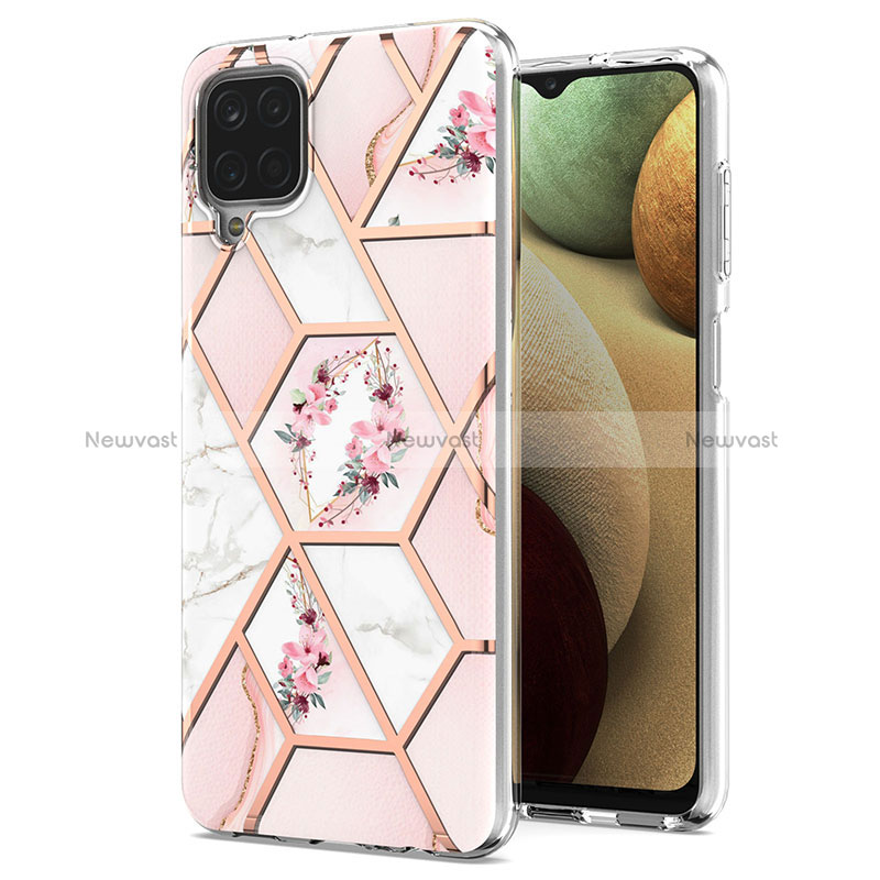 Silicone Candy Rubber Gel Fashionable Pattern Soft Case Cover Y02B for Samsung Galaxy A12 5G