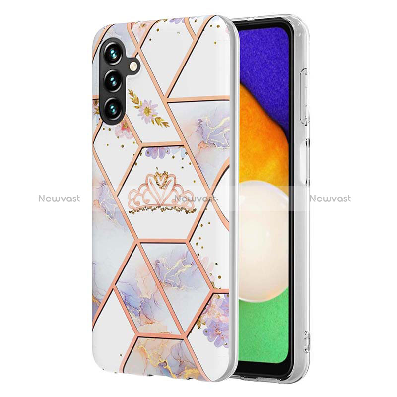 Silicone Candy Rubber Gel Fashionable Pattern Soft Case Cover Y02B for Samsung Galaxy A13 5G