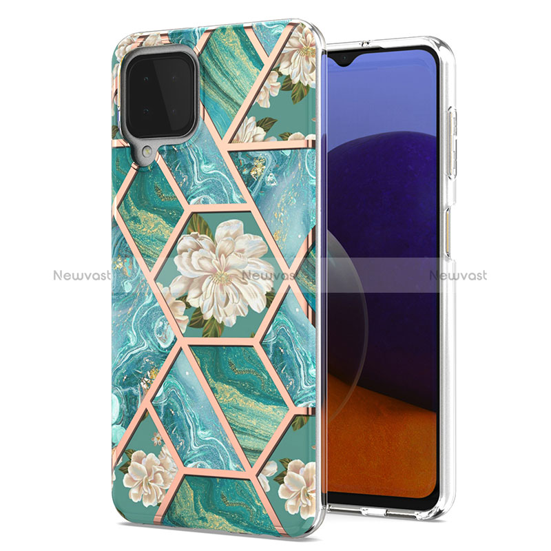 Silicone Candy Rubber Gel Fashionable Pattern Soft Case Cover Y02B for Samsung Galaxy A22 4G