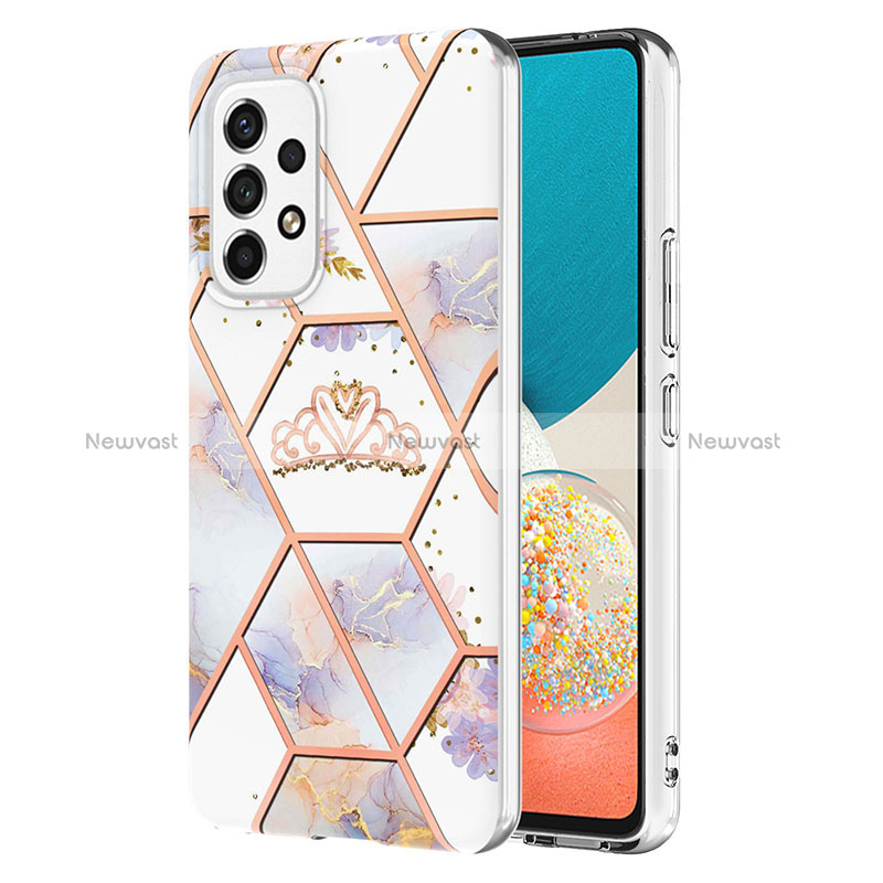 Silicone Candy Rubber Gel Fashionable Pattern Soft Case Cover Y02B for Samsung Galaxy A53 5G