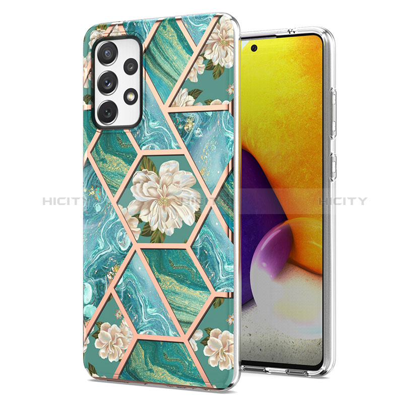 Silicone Candy Rubber Gel Fashionable Pattern Soft Case Cover Y02B for Samsung Galaxy A72 4G