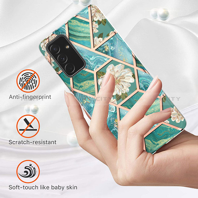 Silicone Candy Rubber Gel Fashionable Pattern Soft Case Cover Y02B for Samsung Galaxy A82 5G