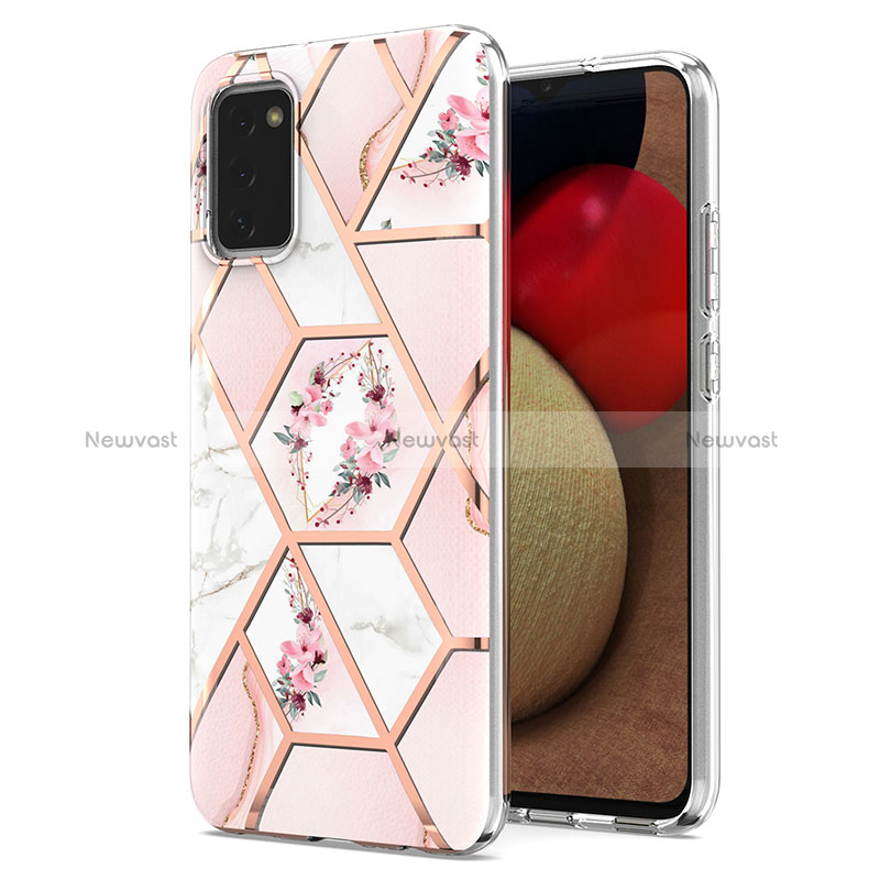 Silicone Candy Rubber Gel Fashionable Pattern Soft Case Cover Y02B for Samsung Galaxy F02S SM-E025F