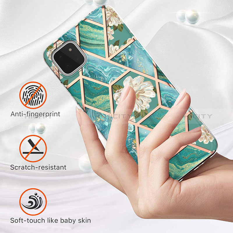 Silicone Candy Rubber Gel Fashionable Pattern Soft Case Cover Y02B for Samsung Galaxy F42 5G