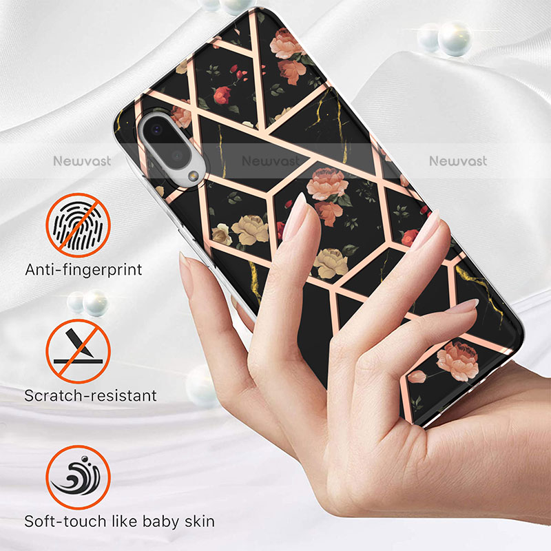 Silicone Candy Rubber Gel Fashionable Pattern Soft Case Cover Y02B for Samsung Galaxy M02