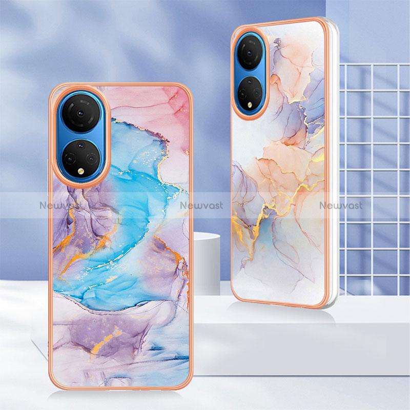 Silicone Candy Rubber Gel Fashionable Pattern Soft Case Cover Y03B for Huawei Honor X7