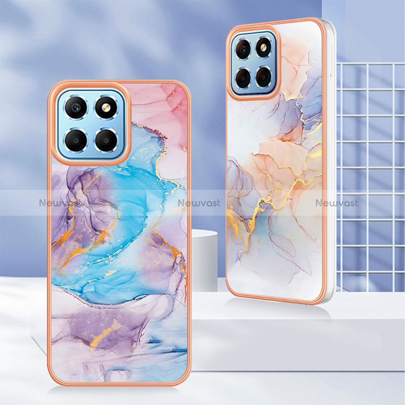 Silicone Candy Rubber Gel Fashionable Pattern Soft Case Cover Y03B for Huawei Honor X8 5G