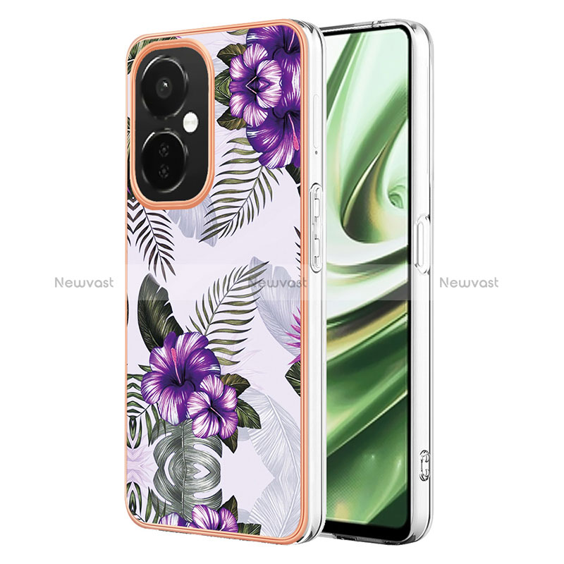 Silicone Candy Rubber Gel Fashionable Pattern Soft Case Cover Y03B for Oppo K11x 5G