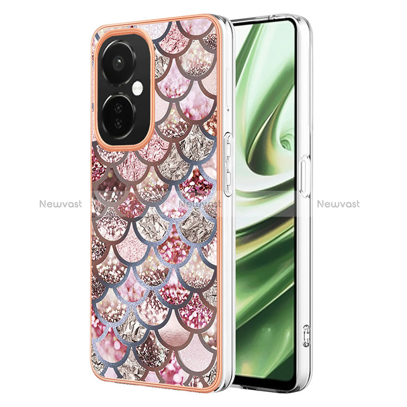 Silicone Candy Rubber Gel Fashionable Pattern Soft Case Cover Y03B for Oppo K11x 5G