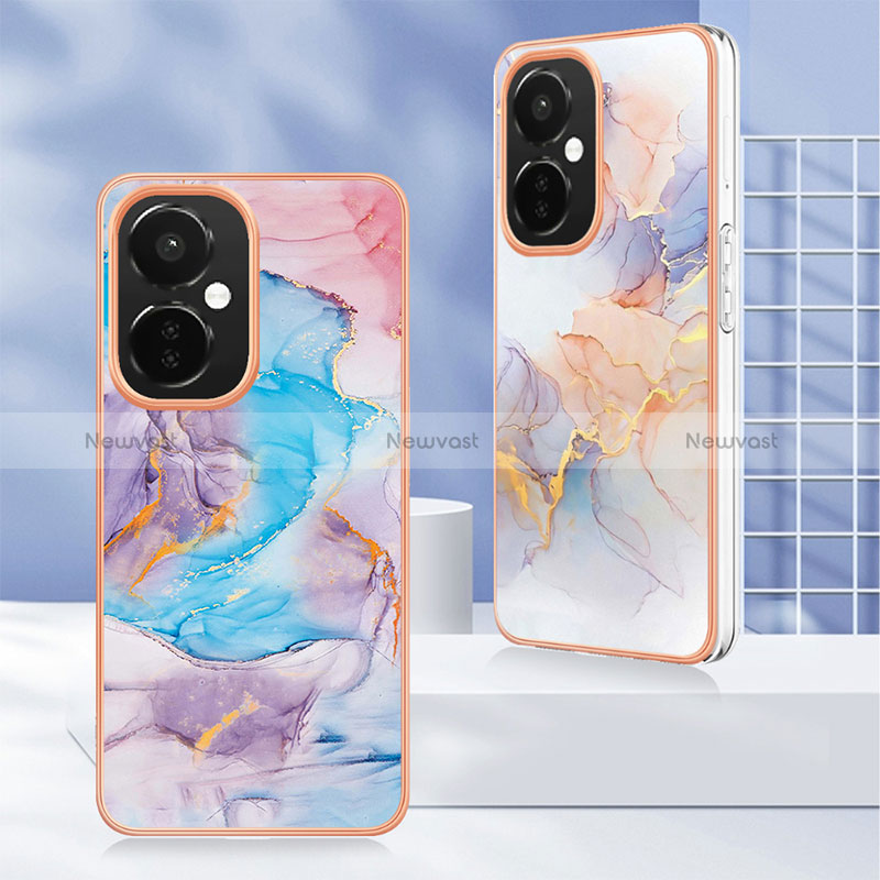 Silicone Candy Rubber Gel Fashionable Pattern Soft Case Cover Y03B for Oppo K11x 5G