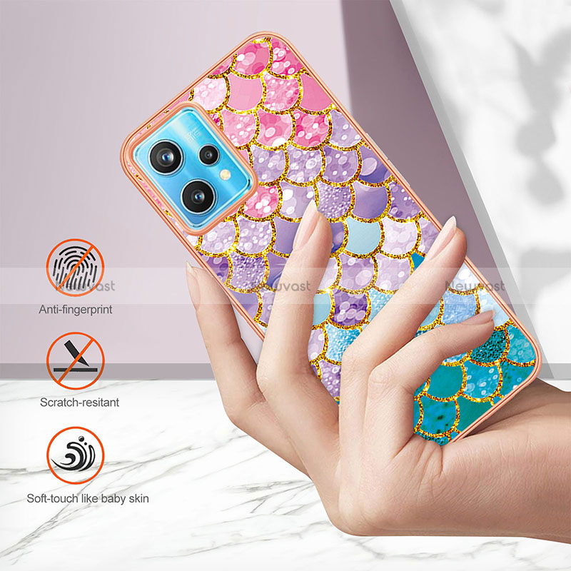 Silicone Candy Rubber Gel Fashionable Pattern Soft Case Cover Y03B for Realme 9 5G