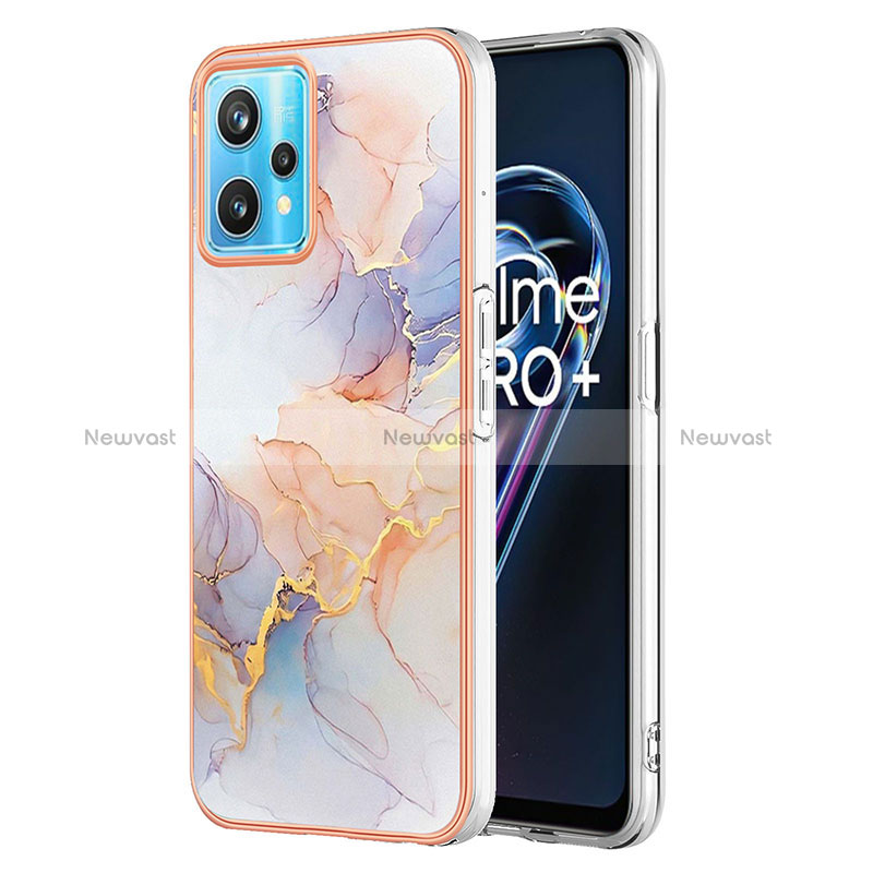 Silicone Candy Rubber Gel Fashionable Pattern Soft Case Cover Y03B for Realme 9 Pro+ Plus 5G