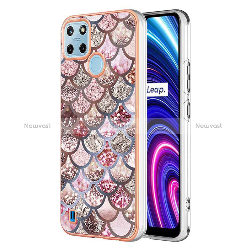 Silicone Candy Rubber Gel Fashionable Pattern Soft Case Cover Y03B for Realme C21Y