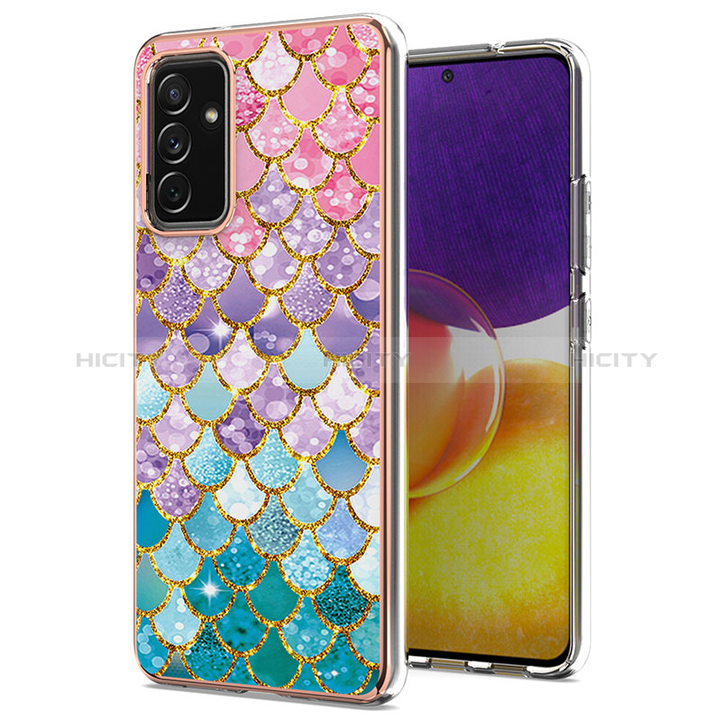 Silicone Candy Rubber Gel Fashionable Pattern Soft Case Cover Y03B for Samsung Galaxy A05s Colorful