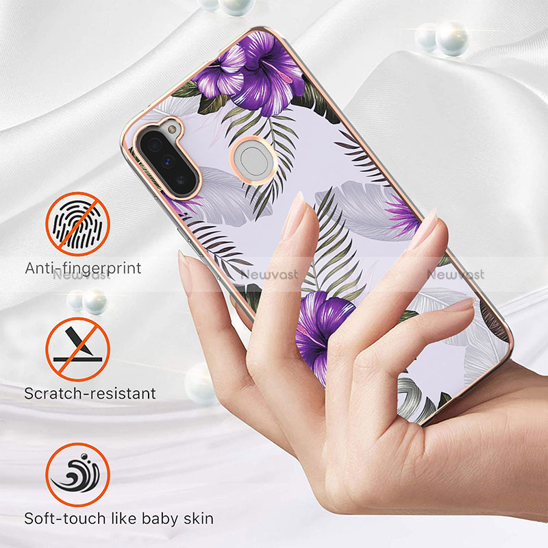 Silicone Candy Rubber Gel Fashionable Pattern Soft Case Cover Y03B for Samsung Galaxy A11