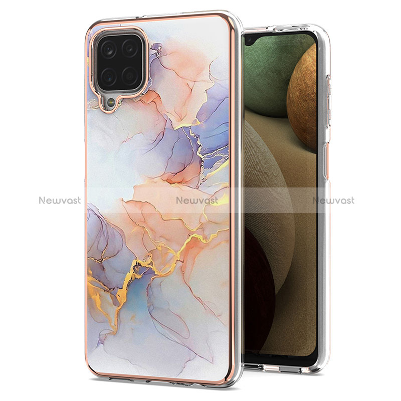 Silicone Candy Rubber Gel Fashionable Pattern Soft Case Cover Y03B for Samsung Galaxy A12 5G