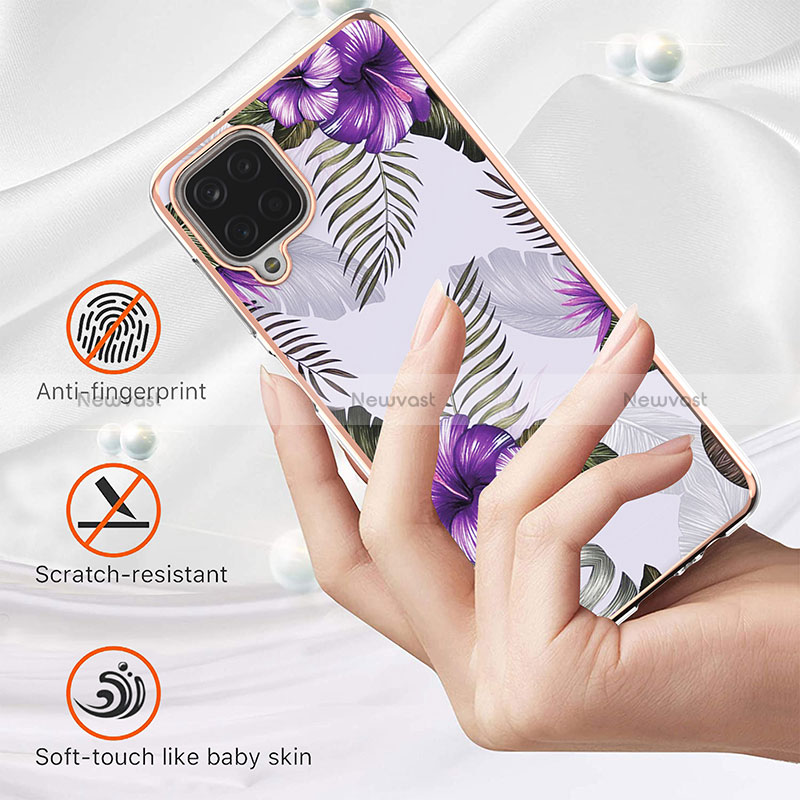 Silicone Candy Rubber Gel Fashionable Pattern Soft Case Cover Y03B for Samsung Galaxy A12 5G