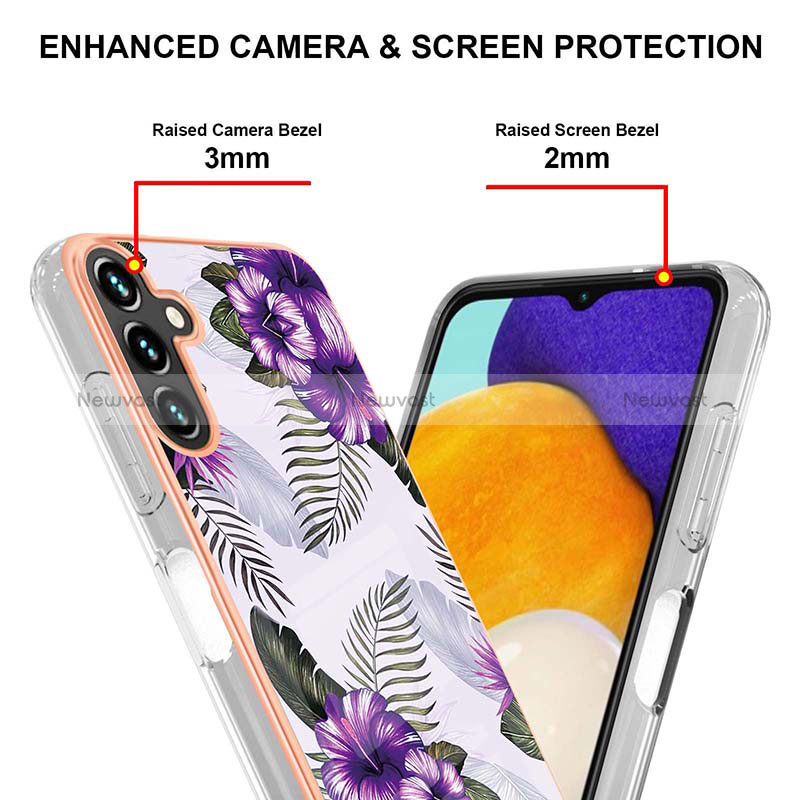 Silicone Candy Rubber Gel Fashionable Pattern Soft Case Cover Y03B for Samsung Galaxy A13 5G