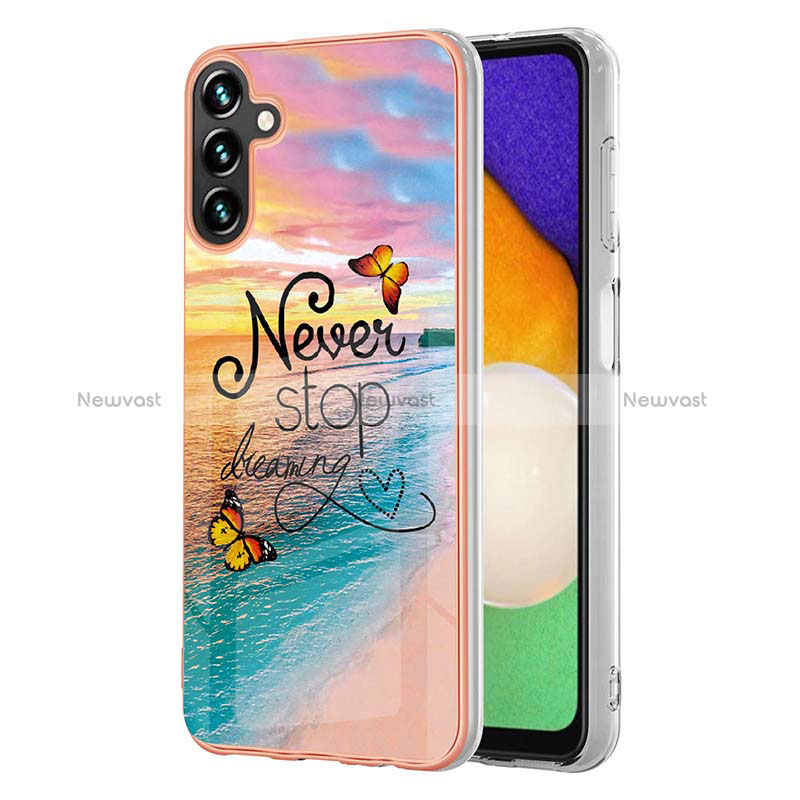 Silicone Candy Rubber Gel Fashionable Pattern Soft Case Cover Y03B for Samsung Galaxy A13 5G Mixed