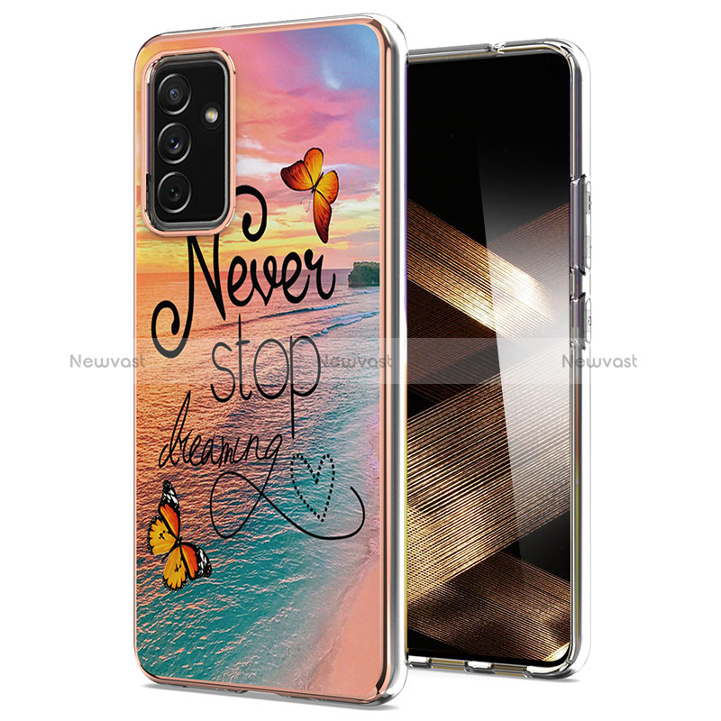 Silicone Candy Rubber Gel Fashionable Pattern Soft Case Cover Y03B for Samsung Galaxy A15 4G