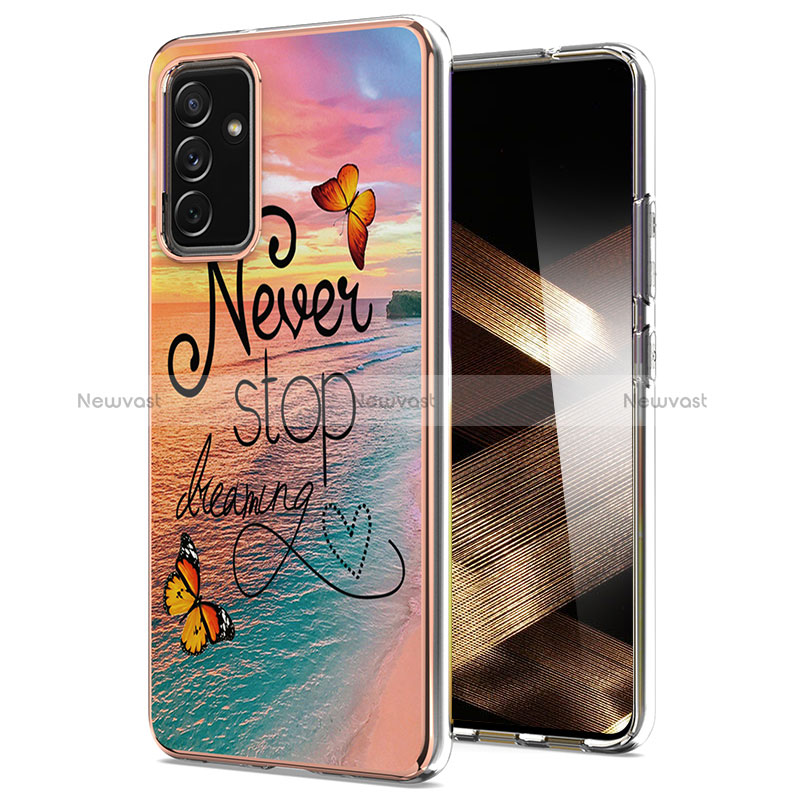 Silicone Candy Rubber Gel Fashionable Pattern Soft Case Cover Y03B for Samsung Galaxy A15 4G Mixed