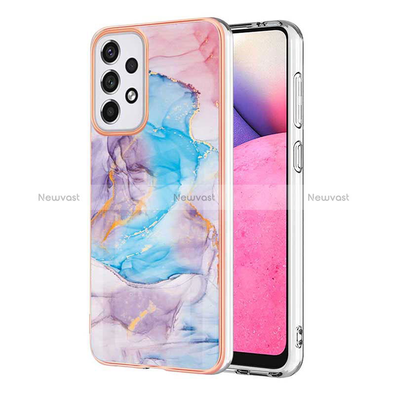 Silicone Candy Rubber Gel Fashionable Pattern Soft Case Cover Y03B for Samsung Galaxy A33 5G