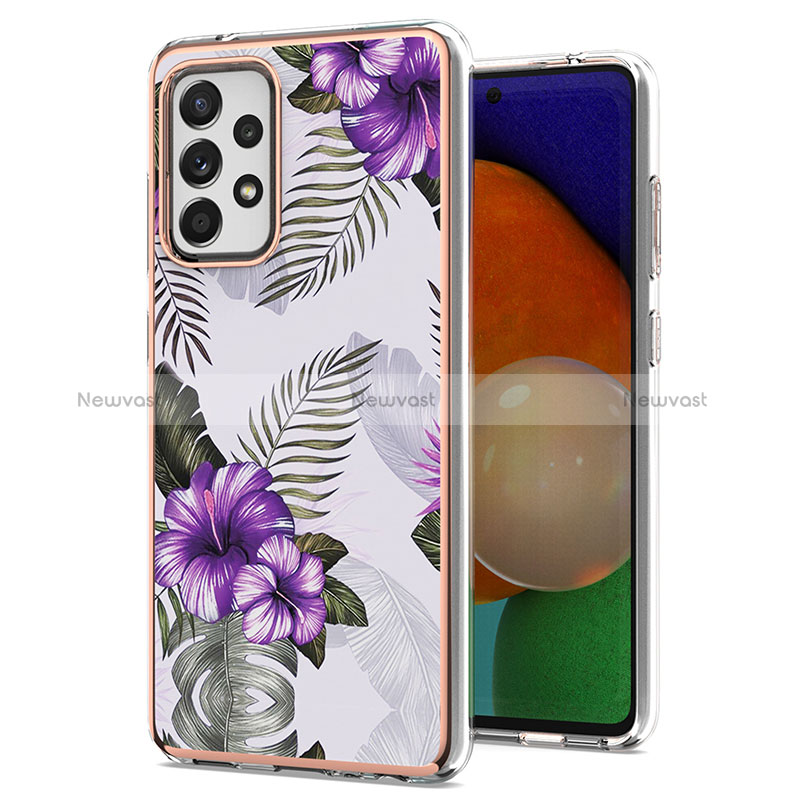 Silicone Candy Rubber Gel Fashionable Pattern Soft Case Cover Y03B for Samsung Galaxy A52s 5G